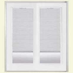 Exterior French Door With Blinds