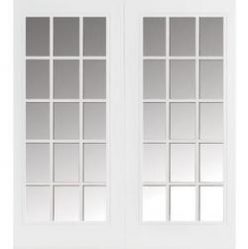 Exterior French Door With Grids